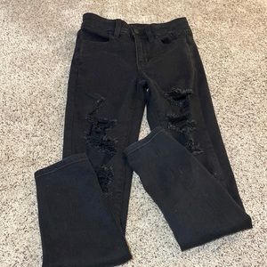 black american eagle jeans; just as new; worn a couple times; very cute